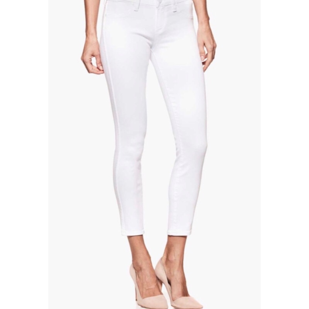 NWT Paige Verdugo crop skinny ultra white